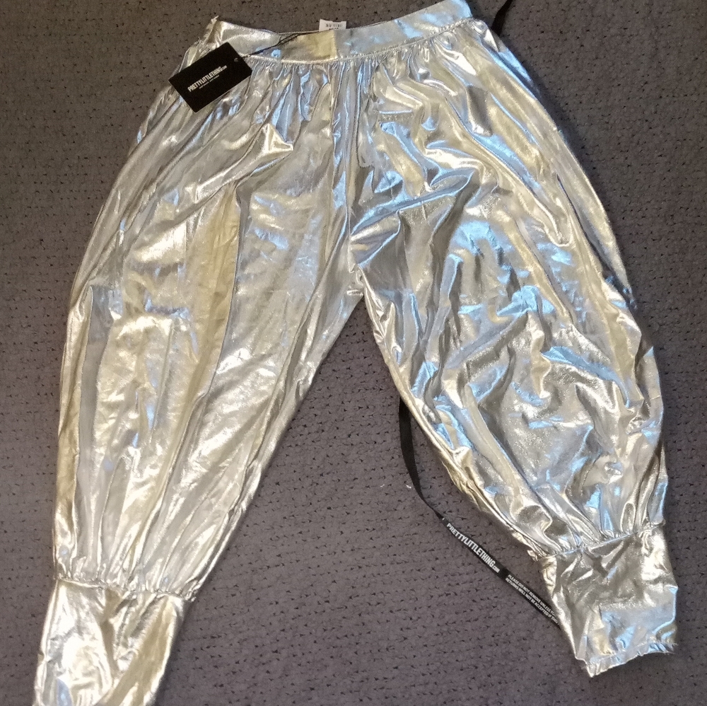 Pretty Little thing  metallic pants